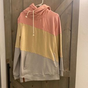 New Ampersand 3 tone sweatshirt hoodie